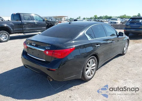 2014 Infiniti Q50 Premium from USA, damaged, VIN JN1BV7AP2EM672661